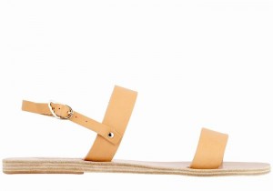 Beige Ancient Greek Sandals Clio Women Back-Strap Sandals | JEV6222BP