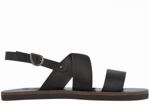 Chocolate Ancient Greek Sandals Miltos Men Casual Sandals | RYO8796YR