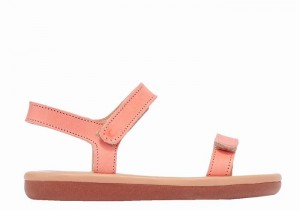 Pink Ancient Greek Sandals Little Poros Soft Kids' Casual Sandals | NRA5847HF