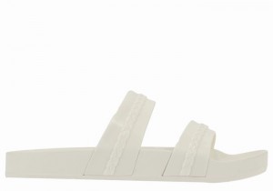 White Ancient Greek Sandals Meli Women Slide Sandals | CPA7172EP