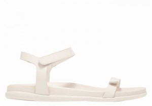 White Ancient Greek Sandals Poros Women Back-Strap Sandals | SJT971LQ