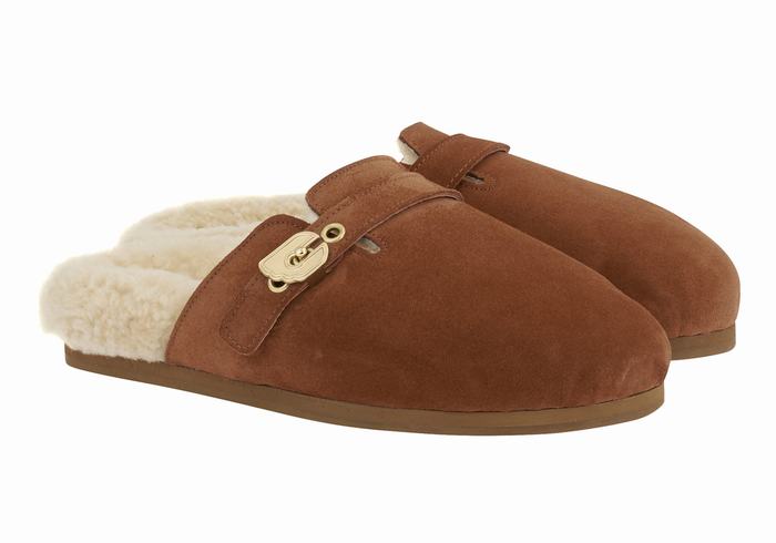 Coffee Ancient Greek Sandals Vasilitsa Women Slippers | BCE2848FG